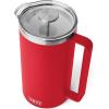 imageYETI Rambler French Press Coffee Maker with GroundsControl FilterRescue Red