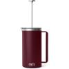 imageYETI Rambler French Press Coffee Maker with GroundsControl FilterWild Vine Red