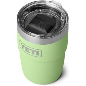 imageYETI Rambler 8 oz Stackable Cup Stainless Steel Vacuum Insulated Espresso Cup with MagSlider LidKey Lime