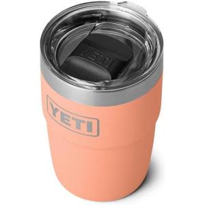 imageYETI Rambler 8 oz Stackable Cup Stainless Steel Vacuum Insulated Espresso Cup with MagSlider LidLowcountry Peach