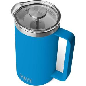 imageYETI Rambler French Press Coffee Maker with GroundsControl FilterBig Wave Blue