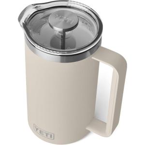 imageYETI Rambler French Press Coffee Maker with GroundsControl FilterCape Taupe