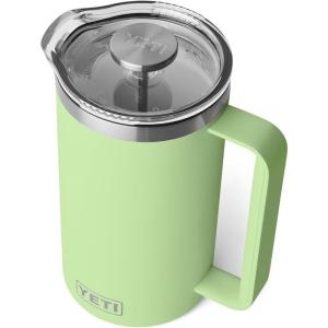imageYETI Rambler French Press Coffee Maker with GroundsControl FilterKey Lime