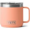 imageYETI Rambler 14 oz Stackable Mug Vacuum Insulated Stainless Steel with MagSlider LidLowcountry Peach