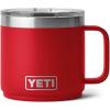 imageYETI Rambler 14 oz Stackable Mug Vacuum Insulated Stainless Steel with MagSlider LidRescue Red