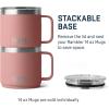 imageYETI Rambler 14 oz Stackable Mug Vacuum Insulated Stainless Steel with MagSlider LidSandstone Pink