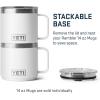 imageYETI Rambler 14 oz Stackable Mug Vacuum Insulated Stainless Steel with MagSlider LidWhite