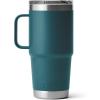 imageYETI Rambler 20 oz Travel Mug Stainless Steel Vacuum Insulated with Stronghold LidAgave Teal