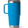 imageYETI Rambler 20 oz Travel Mug Stainless Steel Vacuum Insulated with Stronghold LidBig Wave Blue