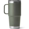 imageYETI Rambler 20 oz Travel Mug Stainless Steel Vacuum Insulated with Stronghold LidCamp Green