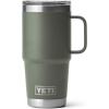imageYETI Rambler 20 oz Travel Mug Stainless Steel Vacuum Insulated with Stronghold LidCamp Green