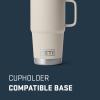 imageYETI Rambler 20 oz Travel Mug Stainless Steel Vacuum Insulated with Stronghold LidCape Taupe