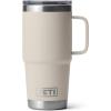 imageYETI Rambler 20 oz Travel Mug Stainless Steel Vacuum Insulated with Stronghold LidCape Taupe