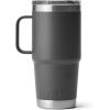 imageYETI Rambler 20 oz Travel Mug Stainless Steel Vacuum Insulated with Stronghold LidCharcoal