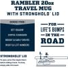 imageYETI Rambler 20 oz Travel Mug Stainless Steel Vacuum Insulated with Stronghold LidDesert Bloom