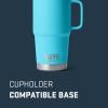 imageYETI Rambler 20 oz Travel Mug Stainless Steel Vacuum Insulated with Stronghold LidReef Blue