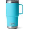 imageYETI Rambler 20 oz Travel Mug Stainless Steel Vacuum Insulated with Stronghold LidReef Blue