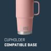 imageYETI Rambler 20 oz Travel Mug Stainless Steel Vacuum Insulated with Stronghold LidSandstone Pink