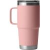 imageYETI Rambler 20 oz Travel Mug Stainless Steel Vacuum Insulated with Stronghold LidSandstone Pink