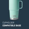 imageYETI Rambler 20 oz Travel Mug Stainless Steel Vacuum Insulated with Stronghold LidSeafoam