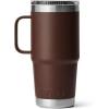 imageYETI Rambler 20 oz Travel Mug Stainless Steel Vacuum Insulated with Stronghold LidWetlands Brown
