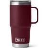 imageYETI Rambler 20 oz Travel Mug Stainless Steel Vacuum Insulated with Stronghold LidWild Vine Red