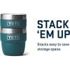 imageYETI Rambler 4 oz Stackable Cup Stainless Steel Vacuum Insulated EspressoCoffee Cup 2 PackAgave Teal