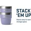 imageYETI Rambler 4 oz Stackable Cup Stainless Steel Vacuum Insulated EspressoCoffee Cup 2 PackCosmic Lilac