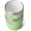 imageYETI Rambler 4 oz Stackable Cup Stainless Steel Vacuum Insulated EspressoCoffee Cup 2 PackKey Lime