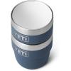 imageYETI Rambler 4 oz Stackable Cup Stainless Steel Vacuum Insulated EspressoCoffee Cup 2 PackNavy