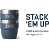 imageYETI Rambler 4 oz Stackable Cup Stainless Steel Vacuum Insulated EspressoCoffee Cup 2 PackNavy
