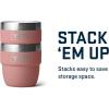 imageYETI Rambler 4 oz Stackable Cup Stainless Steel Vacuum Insulated EspressoCoffee Cup 2 PackSandstone Pink