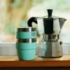 imageYETI Rambler 4 oz Stackable Cup Stainless Steel Vacuum Insulated EspressoCoffee Cup 2 PackSandstone Pink