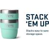 imageYETI Rambler 4 oz Stackable Cup Stainless Steel Vacuum Insulated EspressoCoffee Cup 2 PackSeafoam