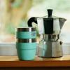 imageYETI Rambler 4 oz Stackable Cup Stainless Steel Vacuum Insulated EspressoCoffee Cup 2 PackTropical Pink