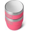 imageYETI Rambler 4 oz Stackable Cup Stainless Steel Vacuum Insulated EspressoCoffee Cup 2 PackTropical Pink