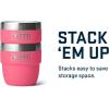 imageYETI Rambler 4 oz Stackable Cup Stainless Steel Vacuum Insulated EspressoCoffee Cup 2 PackTropical Pink