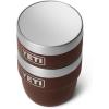 imageYETI Rambler 4 oz Stackable Cup Stainless Steel Vacuum Insulated EspressoCoffee Cup 2 PackWetlands Brown