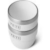 imageYETI Rambler 4 oz Stackable Cup Stainless Steel Vacuum Insulated EspressoCoffee Cup 2 PackWhite