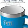 imageYETI Rambler 6 oz Stackable Mug Stainless Steel Vacuum Insulated EspressoCoffee Mug 2 PackBig Wave Blue