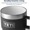 imageYETI Rambler 6 oz Stackable Mug Stainless Steel Vacuum Insulated EspressoCoffee Mug 2 PackBlack