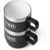imageYETI Rambler 6 oz Stackable Mug Stainless Steel Vacuum Insulated EspressoCoffee Mug 2 PackBlack