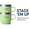 imageYETI Rambler 6 oz Stackable Mug Stainless Steel Vacuum Insulated EspressoCoffee Mug 2 PackKey Lime