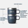imageYETI Rambler 6 oz Stackable Mug Stainless Steel Vacuum Insulated EspressoCoffee Mug 2 PackSandstone Pink