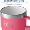 imageYETI Rambler 6 oz Stackable Mug Stainless Steel Vacuum Insulated EspressoCoffee Mug 2 PackTropical Pink