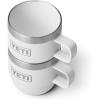 imageYETI Rambler 6 oz Stackable Mug Stainless Steel Vacuum Insulated EspressoCoffee Mug 2 PackWhite