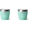 imageYETI Rambler 4 oz Stackable Cup Stainless Steel Vacuum Insulated EspressoCoffee Cup 2 PackSeafoam