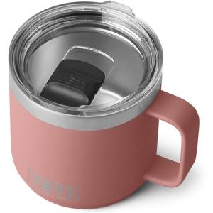 imageYETI Rambler 14 oz Stackable Mug Vacuum Insulated Stainless Steel with MagSlider LidSandstone Pink