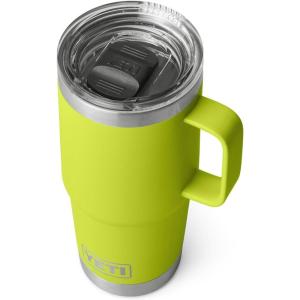 imageYETI Rambler 20 oz Travel Mug Stainless Steel Vacuum Insulated with Stronghold LidChartreuse