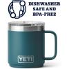 imageYETI Rambler 10 oz Stackable Mug Vacuum Insulated Stainless Steel with MagSlider LidAgave Teal